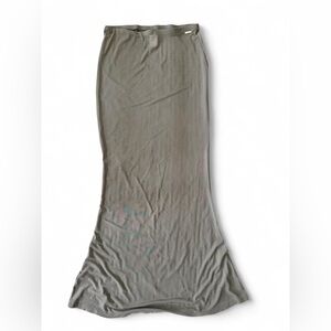 Missguided Taupe Sheer Cover Up Skirt size L